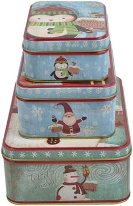 metal candy gift box|Amazon.com: Christmas Candy Tins.